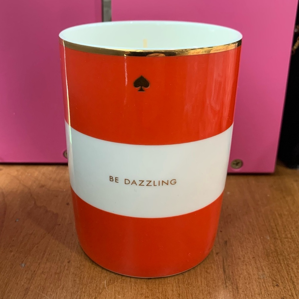 Kate Spade Be Dazzling Amber Scented Candle 10.4 Oz Brand New